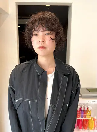 ショート パーマ ショート& パーマ　坂本のヘアスタイル