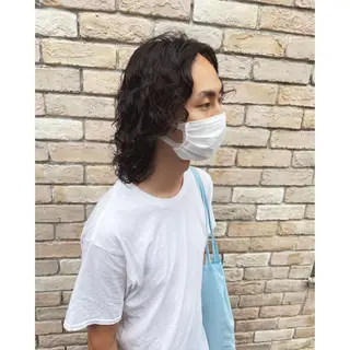 パーマ メンズ ニュアンスパーマ/ メンズカット田島勇樹のヘアスタイル