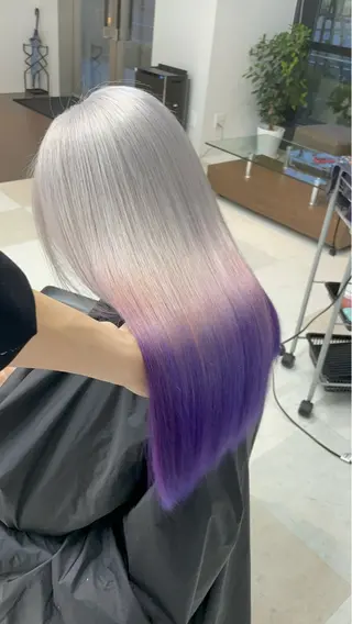 セミロング カラー B.Chance カラーリスト　ペーのヘアスタイル