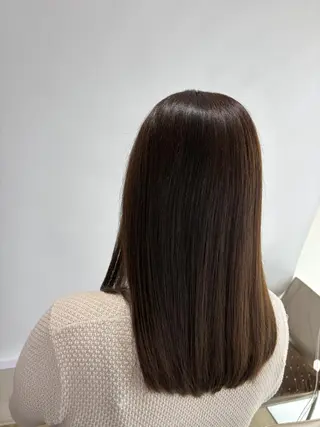 セミロング カラー 髪質改善/ボブ/ ARiREiNA鎌倉のマツエク・マツパデザイン