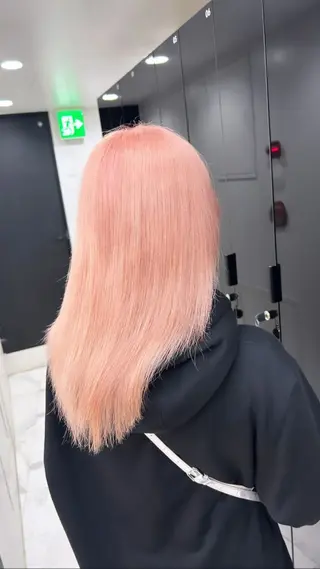 セミロング カラー Lapis渋谷　中村 越のヘアスタイル