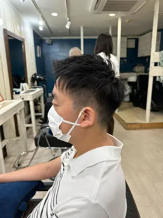 ショート メンズ Mens cut Hannaのヘアスタイル