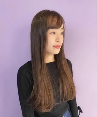 カラー くぎた とわのヘアスタイル