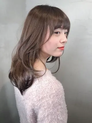 ミディアム カラー 大西 直人のヘアスタイル