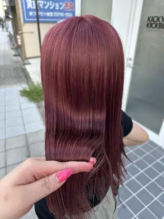 カラー ボブ/艶カラー ✨SUKURI 玉造のヘアスタイル