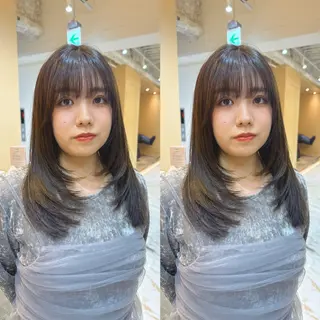 ミディアム カラー 💕韓国レイヤー× 髪質改善　宮内諒のヘアスタイル