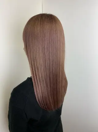 セミロング カラー 太田 康治のヘアスタイル