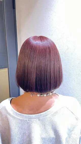 カラー 銀座:似合わせカラー オリーブ🫒アレンジのヘアスタイル