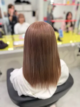 ロング カラー ヘアアレンジ 🦋艶出しワンカラー 🦋MASAKIのヘアスタイル