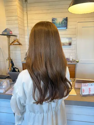 ロング カラー 透明感カラー/艶髪/ Ayakaのヘアスタイル