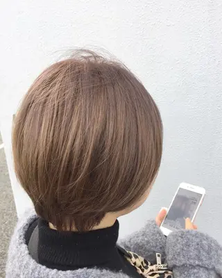ショート カラー 髪質改善/白髪ぼかし KENTAのヘアスタイル