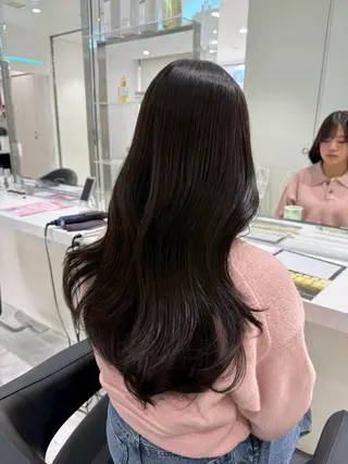 カラー 赤み消し🏹上品甘め トレンドカラー/横浜のヘアスタイル