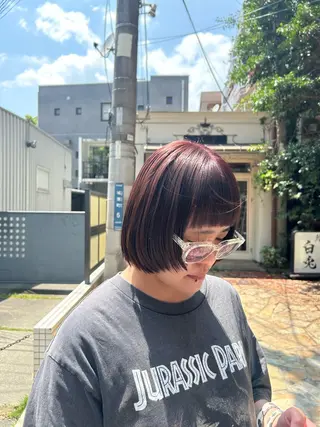 カラー Misaki / ruen 艶カラーのヘアスタイル