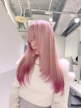 ロング カラー ヘアアレンジ メンズ ブリーチ博士 MASATOのヘアスタイル