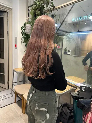 ロング カラー REINA☁️透明感 カラー/ぷつっと♡のヘアスタイル