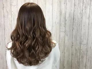 セミロング カラー カット/メンズカット 藤田麻衣のヘアスタイル