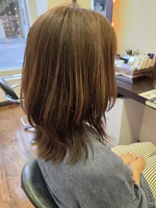 ミディアム 種市 心愛のヘアスタイル