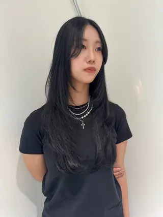 ミディアム 🪐hikari 似合わせカットのヘアスタイル