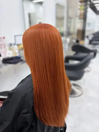 ロング 艶髪ハイトーンカラー 渋谷🎀ririkaのヘアスタイル