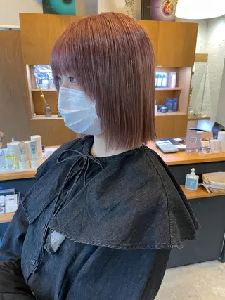 ショート カラー 🌿レイヤーボブ/パ ーマ🌿 木梨健太のヘアスタイル
