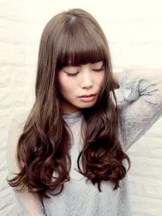 ロング カラー 個室で似合わせ好印象 🧡外山弥千代のヘアスタイル