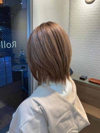 カラー プルエクステ 𝑾𝑨𝑲𝑨のヘアスタイル