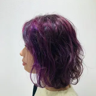 ミディアム カラー ヘアアレンジ ✨ケア×デザイン🎨 杉本賢人のヘアスタイル