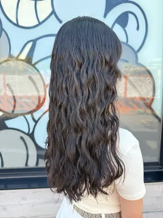 ロング 【表参道】似合わせ パーマ/神野　楓のヘアスタイル