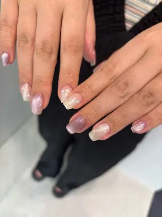 ネイル kanell⭐︎ ニュアンスネイルのネイルデザイン