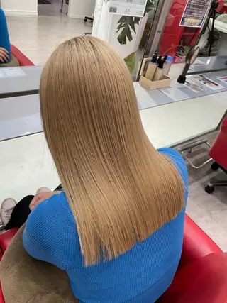 ロング カラー メンズ ハイトーンカラー/ ハイライトJUNKIのヘアスタイル