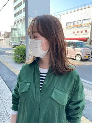 セミロング 村澤 拓弥のヘアスタイル