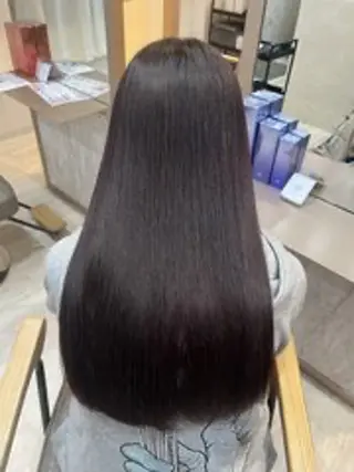 ロング カラー 💜eluあやね💜 🫧カラー・縮毛矯正のヘアスタイル