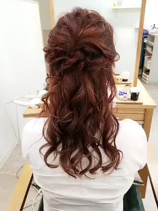 セミロング すずき えりのヘアスタイル
