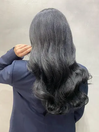 セミロング カラー ヘアアレンジ FAAM Tsuneのヘアスタイル