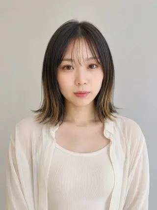 ミディアム カラー "オトナ髪”/ LAKA TOCCAのヘアスタイル