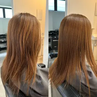 セミロング 坂田 椋のヘアスタイル