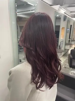 セミロング カラー ケアパーマ/ケアブリ ーチdaisukeのヘアスタイル