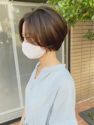 ショート カラー 大人女性ショート専門 tomodaのヘアスタイル
