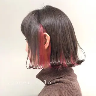 ミディアム カラー パーマ ヘアアレンジ 🎀愛されモテヘア♡ 梅澤夏基🎀のヘアスタイル