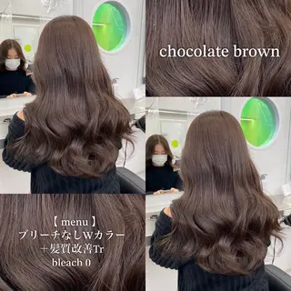 カラー 🩶透明感ダブル カラー🩶 maoのヘアスタイル