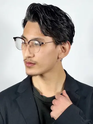 ショート プレミアムバーバー 表参道のヘアスタイル