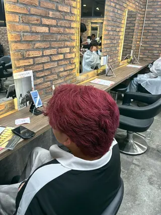 カラー ⚡️【メンズモデル 募集中】⚡️RIKUのヘアスタイル