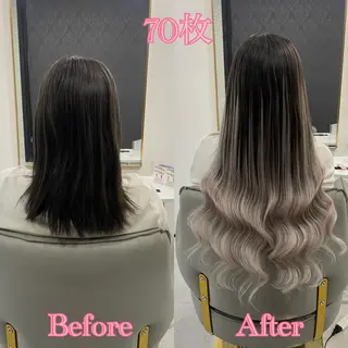 ロング シールエクステ ♡SAORI♡のヘアスタイル