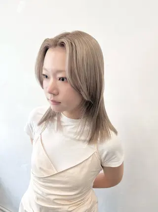 ミディアム カラー HARU//原宿🤍 リピート率NO.1のヘアスタイル