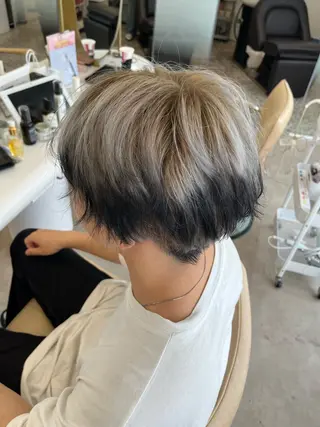 カラー メンズ koikiナチュラル オリーブカラー🦙のヘアスタイル