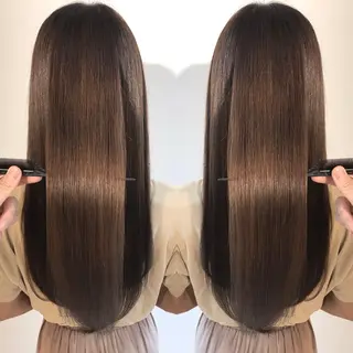 ロング カラー パーマ ヘアアレンジ メンズ キッズ ネイル マツエク・マツパ ✅髪質改善/縮毛矯正 /ヤマモト トキオ✅のヘアスタイル