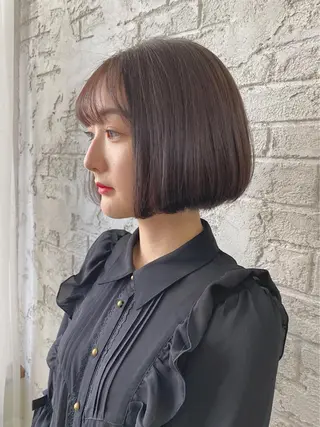 ショート 小顔カット/艶 カラー特化♡MIHOのヘアスタイル