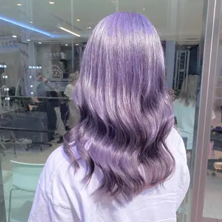 ロング カラー ヘアアレンジ メンズ キッズ ブリーチの髪様 MASATOのヘアスタイル