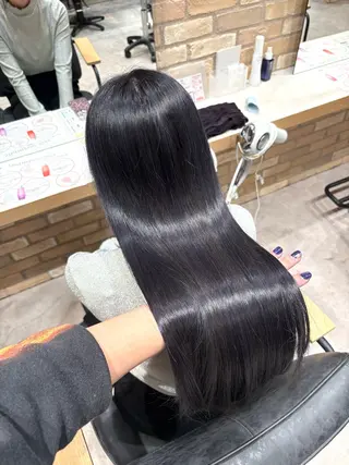 カラー 赤み消しカラー/ ダブルカラー/shoのヘアスタイル