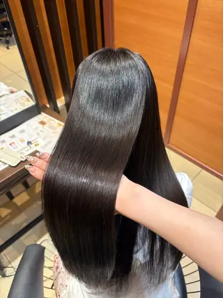 ロング JUNA💜/艶カ ラー/艶髪/髪質改善のヘアスタイル
